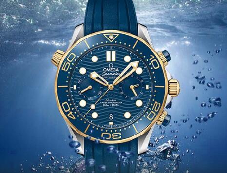 The Omega Seamaster has combined the sporty design with chronograph function well.